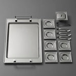 Jumbo Pluto 16-Piece Stainless Steel Tea Set for 6 Persons