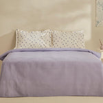 Karaca Home Joy Coastal 100% Baumwolle Doppelbettdecken-Set - Lila