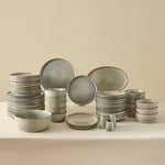 Karaca Earth Collection Skal 55-Piece Dinner Set for 12 People