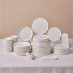 Karaca Stream Bone Bomo 53-Piece 12-Person Dinner Set