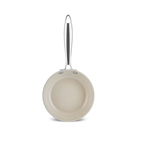 Karaca Swiss Crystal Almond Cream Pfanne mit Edelstahlgriff 16 cm