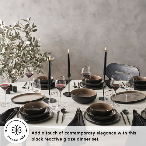 Karaca Earth Collection Mercure 59-Piece 12-Person Dinner Set