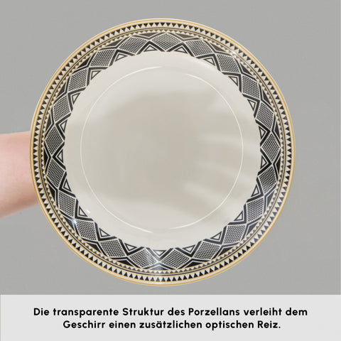 Karaca Globe 26-Teiliges 6-Personen Frühstücksgeschirr