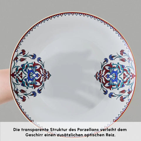 Karaca Nakkaş 26-teiliges 6-Personen Frühstücksset