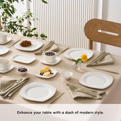 Karaca Elegance Bone Padoca 26-Piece 6-Person Breakfast Set Gold