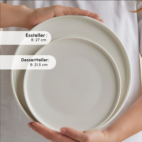Karaca Stream Bone Felix XL Dinner Set for 6, 18 Pieces