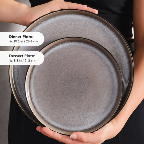 Karaca Earth Collection Mercure 59-Piece 12-Person Dinner Set