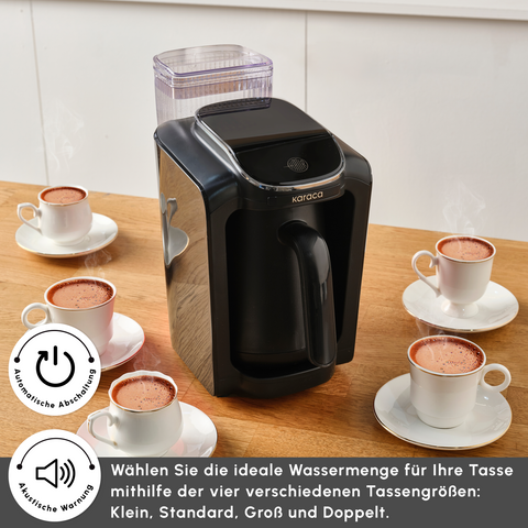 Karaca Hatır Aqua WaterTank Automatic Turkish Coffee Machine Black