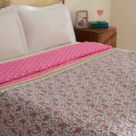 Sarah Anderson Chilena Doppelbett Bettdecke Puder