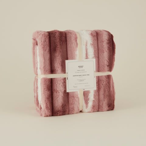 Karaca Rabbit Powder Sherpa Decke 130x150