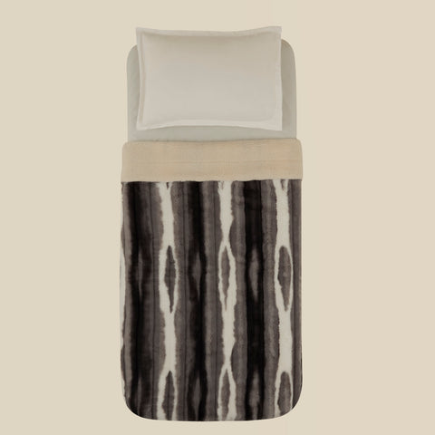Karaca Rabbit Graue Sherpa Decke 150x200