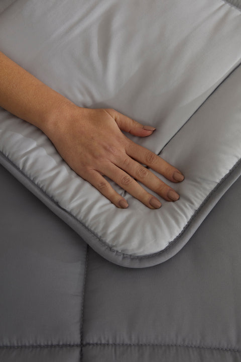 Karaca Double Face Duvet Anthracite-Grey 155x220