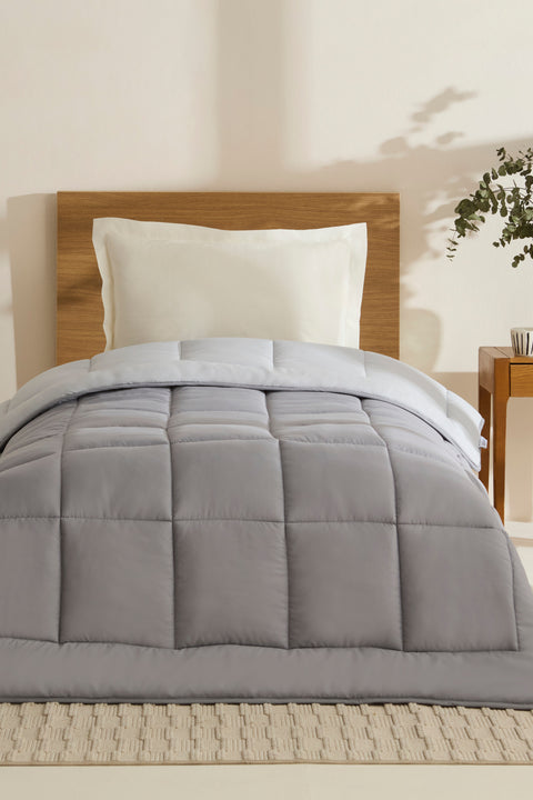 Karaca Double Face Duvet Anthracite-Grey 155x220