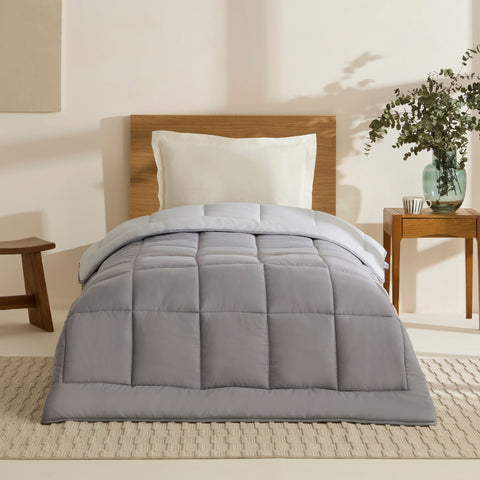 Karaca Double Face Yorgan Antrasit-Gri 135x200
