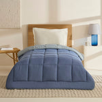 Karaca Double Face Decke Blau-Mint 135x200