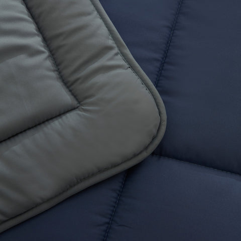 Karaca Double Face Duvet Blue-Mint 135x200