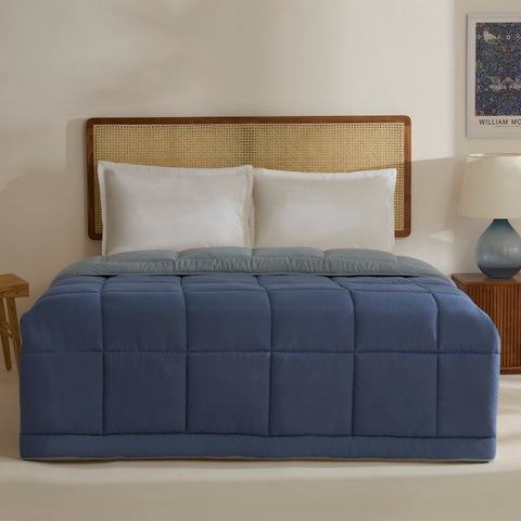 Karaca Double Face Bettdecke Blau-Mint 200X200