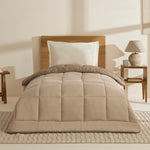 Karaca Double Face Decke Beige-Mocha 155x220
