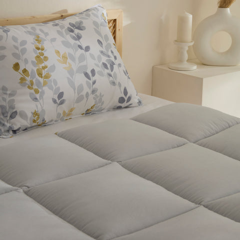 Karaca Loretta Bettwäsche-Set Doppelbett 200 x 220 cm, 100 % Baumwolle, Gelb