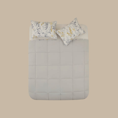 Karaca Loretta Bettwäsche-Set Doppelbett 200 x 220 cm, 100 % Baumwolle, Gelb