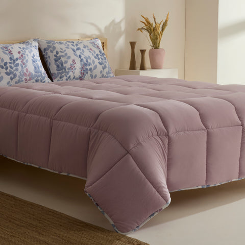 Karaca Leaf Multicolor Doppelbett Komforter Set 200x200+2x50x70