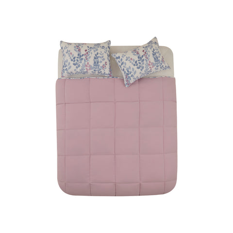 Karaca Leaf Multicolor Doppelbett Komforter Set 200x200+2x50x70