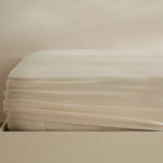 Karaca Home Jersey Spannbettlaken, 160x200+30 cm, Creme