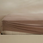 Karaca Home Jersey Spannbettlaken, 140x200+30 cm, Beige