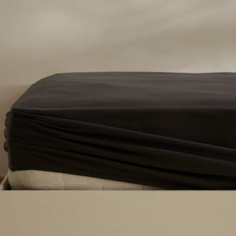 Karaca Home Jersey Fitted Sheet, 200x200+30cm, Anthracite
 