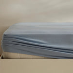 Karaca Home Jersey Spannbettlaken, 160x200+30 cm, Blau