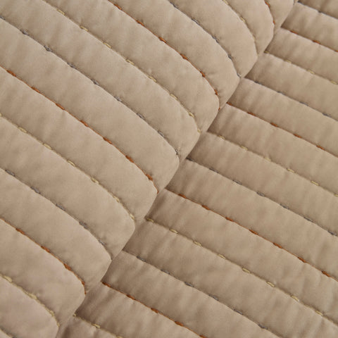 Manon Bettüberwurf Set, Doppelbett, Beige 230x240cm + 2(50x70) cm