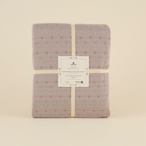 Margot Bedspread Set Grey 230x240cm + 2(50x70) cm