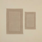 Karaca Odetta Badematten-Set, 60x90 cm + 40x60 cm, Ecru