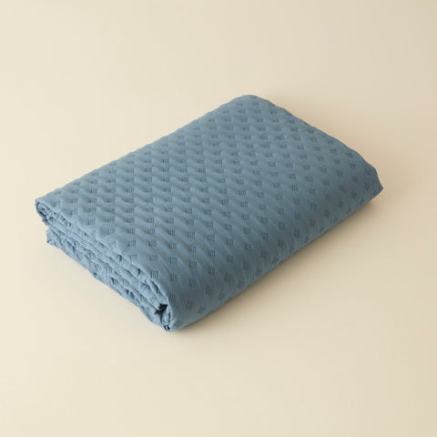 Karaca Ines Tagesdecken-Set, Einzelbett, Dunkelblau