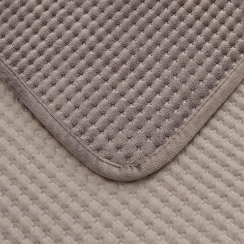 Karaca Chloe Tagesdecke, Doppelbett, Anthrazit