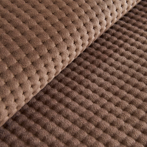 Karaca Chloe Tagesdecke, Einzelbett, Braun
