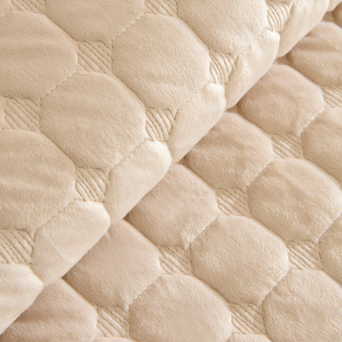 Karaca Alice Tagesdecken-Set, Einzelbett, Beige