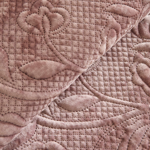 Karaca Audrey Tagesdecke, Einzelbett, Rose