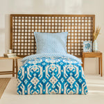 Karaca Neos Renforcé-Bettbezug-Set, Blau
