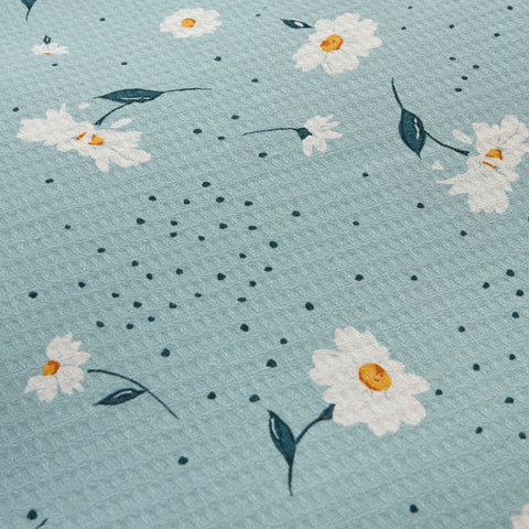 Karaca Daisy 100% Baumwolle Doppelbett Deckenbezug Set, Mint