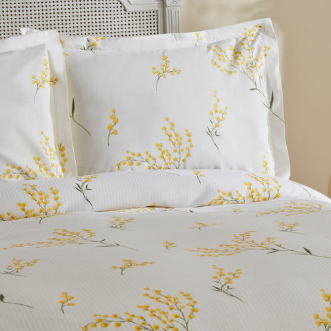 Karaca Home Loretta 100% Baumwolle Einzelbett-Piké-Set, Gelb