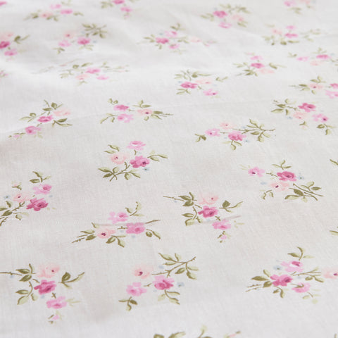 Karaca Glen Doppel Bettwäscheset 100% Baumwolle Rosa 200x220 Cm