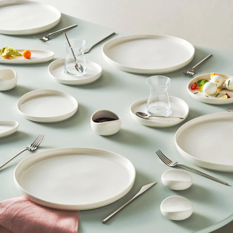 Karaca Forever Bone Olla, 28-Piece Breakfast Set for 6 People
