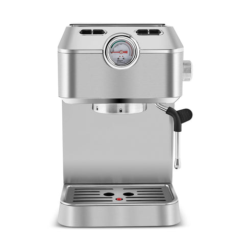 Karaca Coffee Art 1101 Milk Frother, 20 Bar Pressure, Espresso, Latte, Cappuccino, Americano Machine 1.5L Inox