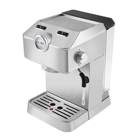 Karaca Coffee Art 1101 Milk Frother, 20 Bar Pressure, Espresso, Latte, Cappuccino, Americano Machine 1.5L Inox