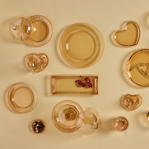 Karaca Glory Amber Servierteller, 27 cm
