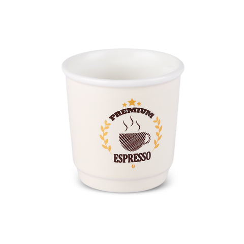 Karaca Monet Soft Espresso Cup Set, 4 Persons, 4-Piece, 90 ml