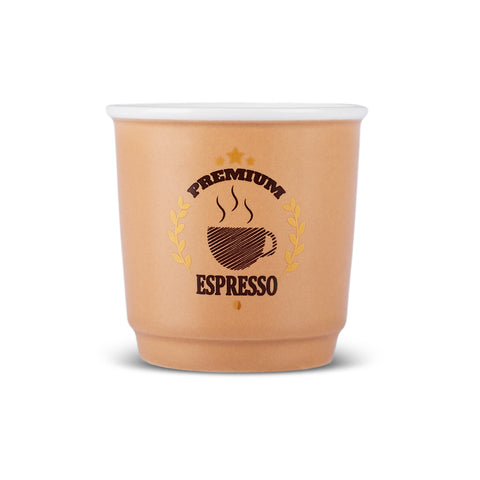 Karaca Monet Soft Espresso Cup Set, 4 Persons, 4-Piece, 90 ml