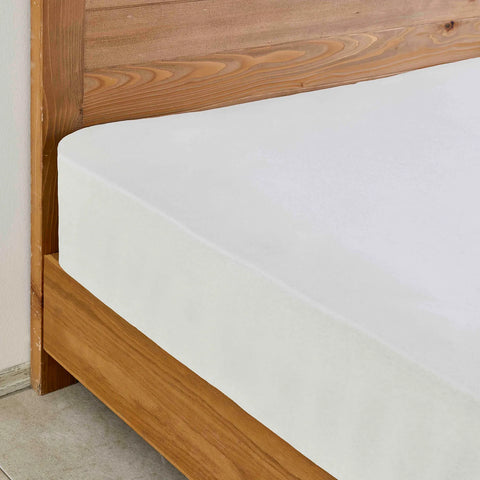 Karaca Home Jersey Spannbetlaken weiß 90x200 cm + 30 cm Öko-Tex zertifiziert