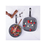 Karaca Azul Bio Granit Antbakteriyel Grill+Tava Set